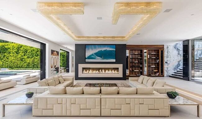 inside view of Luxury Beverly Hills home