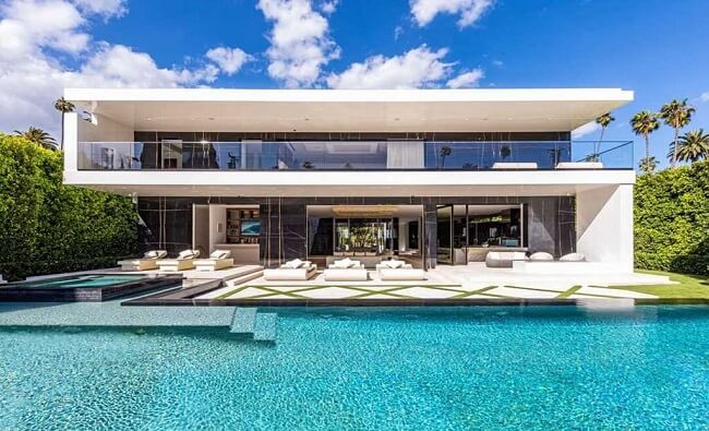 luxury Beverly Hills home for sale with a pool